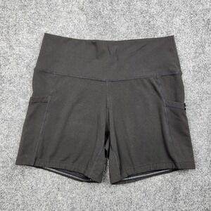 CVG Compression Shorts Womens Small Black 5" Inseam Pockets Gym Running Yoga